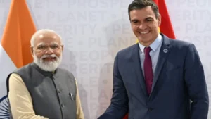 Watch: PM Modi Hosts Spanish President Sanchez, Celebrates Deepawali Together