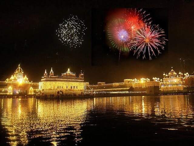 Massive Gathering at Golden Temple for Guru Ram Das Ji Gurpurb, Featuring Laser Show and Fireworks