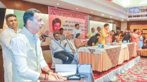 Gian Chand Gupta addresses Panchkula’s Brahmin community