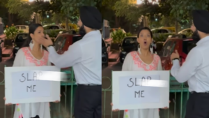 ‘Slap Me For Rs 100′: Woman Is Asking Strangers In Delhi | WATCH