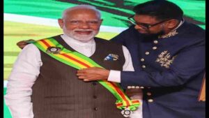 PM Modi Awarded Guyana’s Highest Honor, ‘The Order of Excellence’