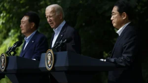 Biden, Japan, South Korea Forge Stronger Alliance To Counter China, N Korea