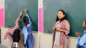 Delhi Teacher Wins Hearts With Viral Arm Span Activity | Watch