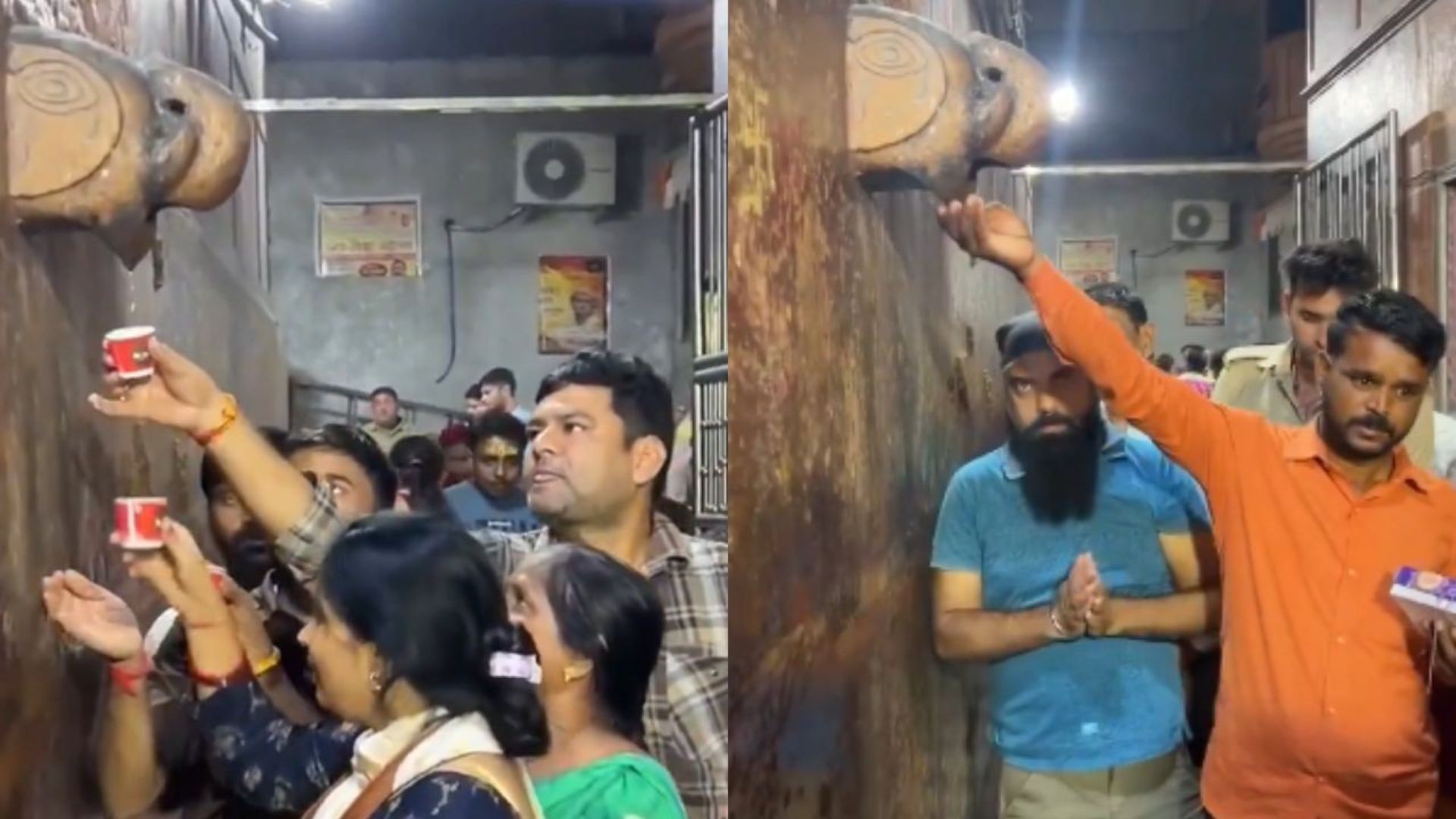 Devotion Gone Too Far! Worshippers Mistake AC Water For Holy Prasad Video Shocks Internet | Watch