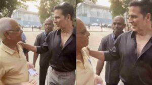 Elderly Man Complains to Akshay Kumar About Public Toilet Maintenance