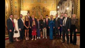 Elon Musk Joins Donald Trump’s Family Photo, Netizens Question, ‘Where’s Melania?’