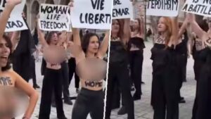 France: Topless Women Protests Erupt in Paris Against Gender-Based Violence, know everything about the case