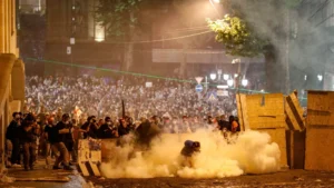 Pro-EU Protest In Georgia: Protest Erupts As Government Suspends EU Talks Until 2028