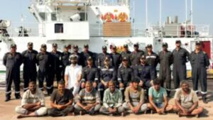 Indian Coast Guard Rescues Seven Fishermen from Pakistan Maritime Vessel