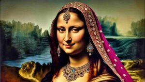 Monika Bhabhi: Delhi University Student Makes Indian Version Of Mona Lisa Using AI, Artwork Triggers Hilarious Reactions Among Netizens