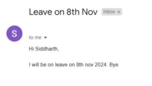 ‘I’m on Leave, Bye’—Indian Employee’s Mic-Drop Mail to Boss Has the Internet in Stitches