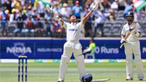 Jaiswal Shines with Century as India Tightens Grip in Perth