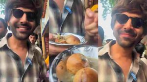 Kartik Aaryan Enjoys Litti Chokha in Bihar During Bhool Bhulaiyaa 3 Promotions | Watch