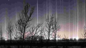 Rare Light Pillars Illuminate Alberta’s Winter Nights | SEE PICS