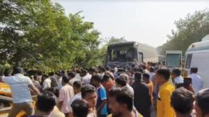 Maharashtra Bus Tragedy: 8 Killed, 30 Injured as Shivshahi Bus Overturns in Gondia