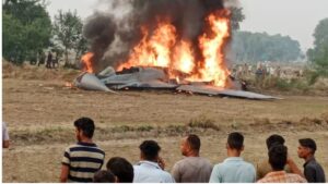 UP: MiG-29 Fighter Jet Crashes Near Agra; Pilot Ejects Safely