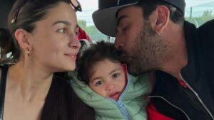 Neetu Kapoor Shares Adorable Moment Of Ranbir Kapoor Kissing Daughter Raha On Her 2nd Birthday