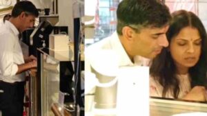 Rishi Sunak and Akshata Murty spotted at Third Wave Coffee in Bengaluru