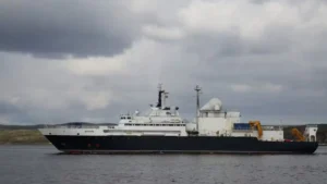 Russian Spy Ship Sparks Alarm In Irish Sea Over Submarine Cable Security