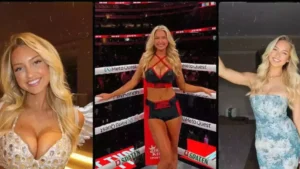 Ring Girl Sydney Thomas After Becomes An Overnight Sensation Tyson Vs. Paul Fight