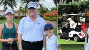 Donald Trump Spends Post-Election Weekend On Mar-A-Lago With Grandkids And Elon Musk