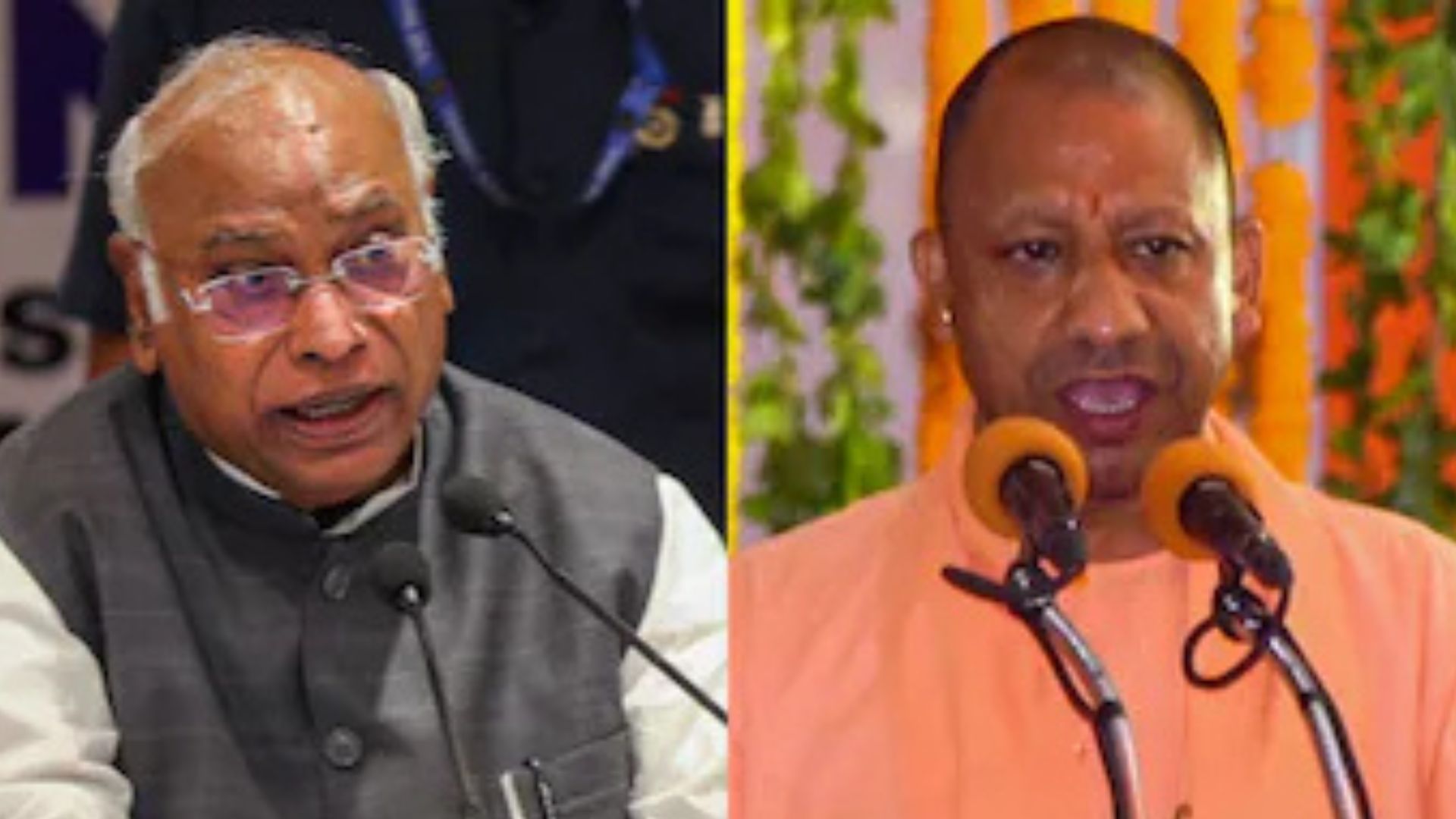 Yogi Adityanath attacks Mallikarjun Kharge