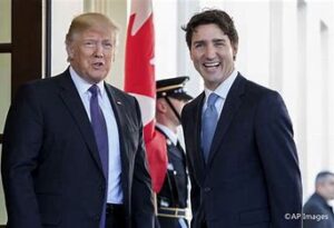 Trudeau Meets Trump At Mar-a-Lago To Address Tariff Threats