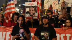 Relatives Of Israeli Hostages Protest In Tel Aviv, Urging Netanyahu To Act Now