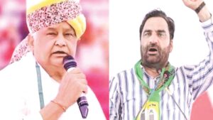 Byelections to shape Kirodi Lal Meena and Hanuman Beniwal’s political future