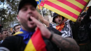 Protest In Valencia, Public Demands President Resignation After 200 Died During Floods