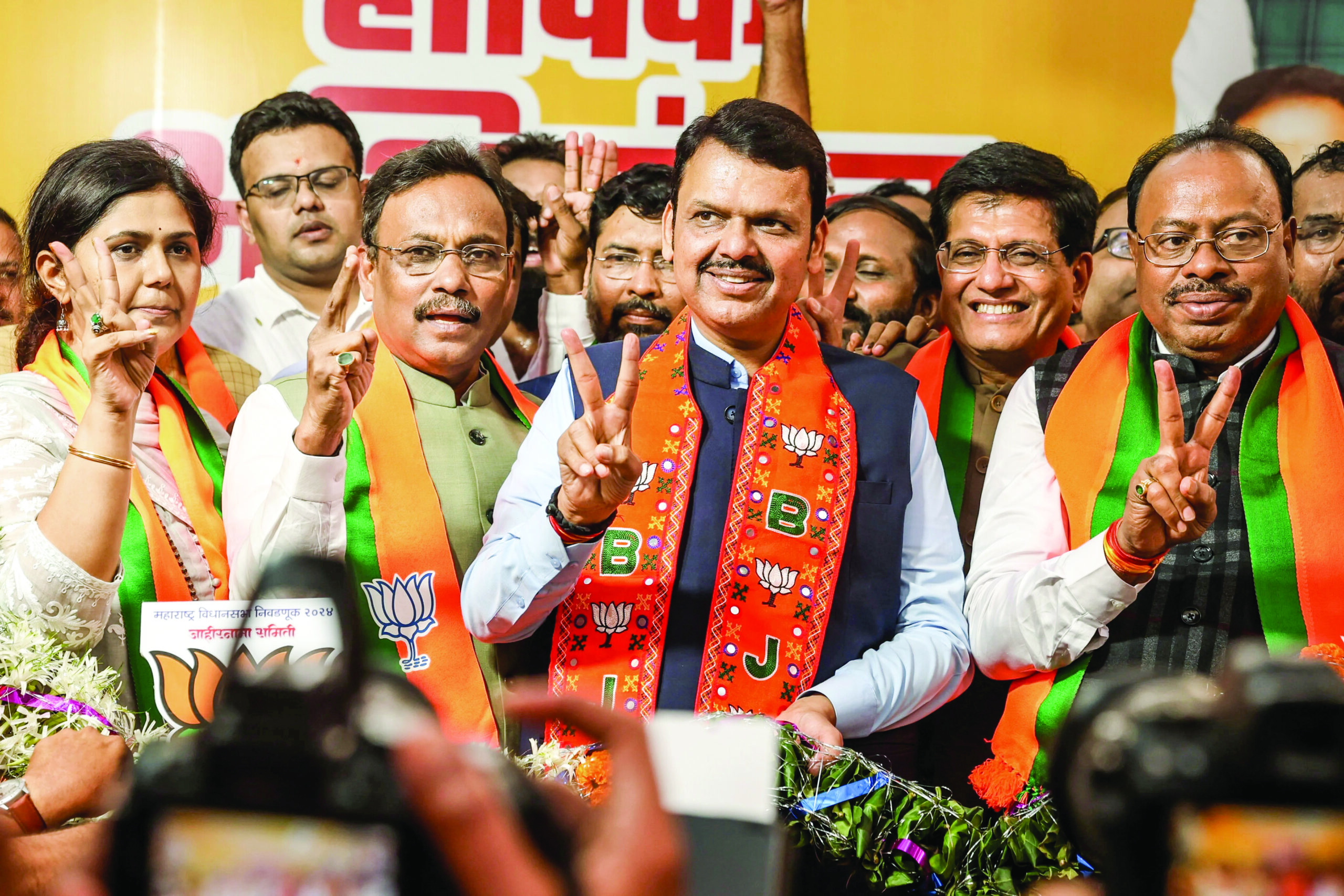 BJP tightens grip, tough battle for oppn