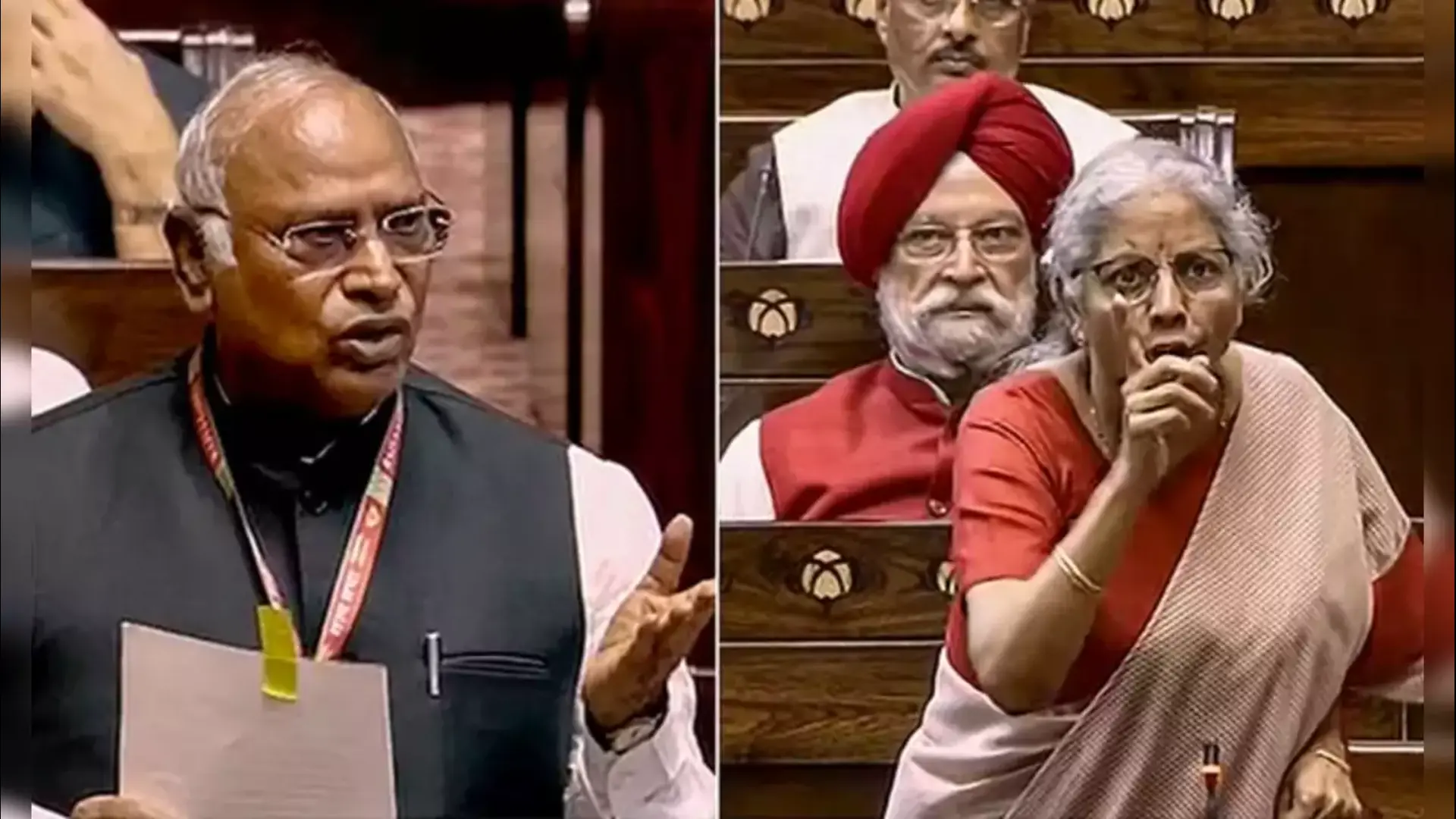 Kharge Slams Sitharaman, Criticizes Shift from Democratic Values