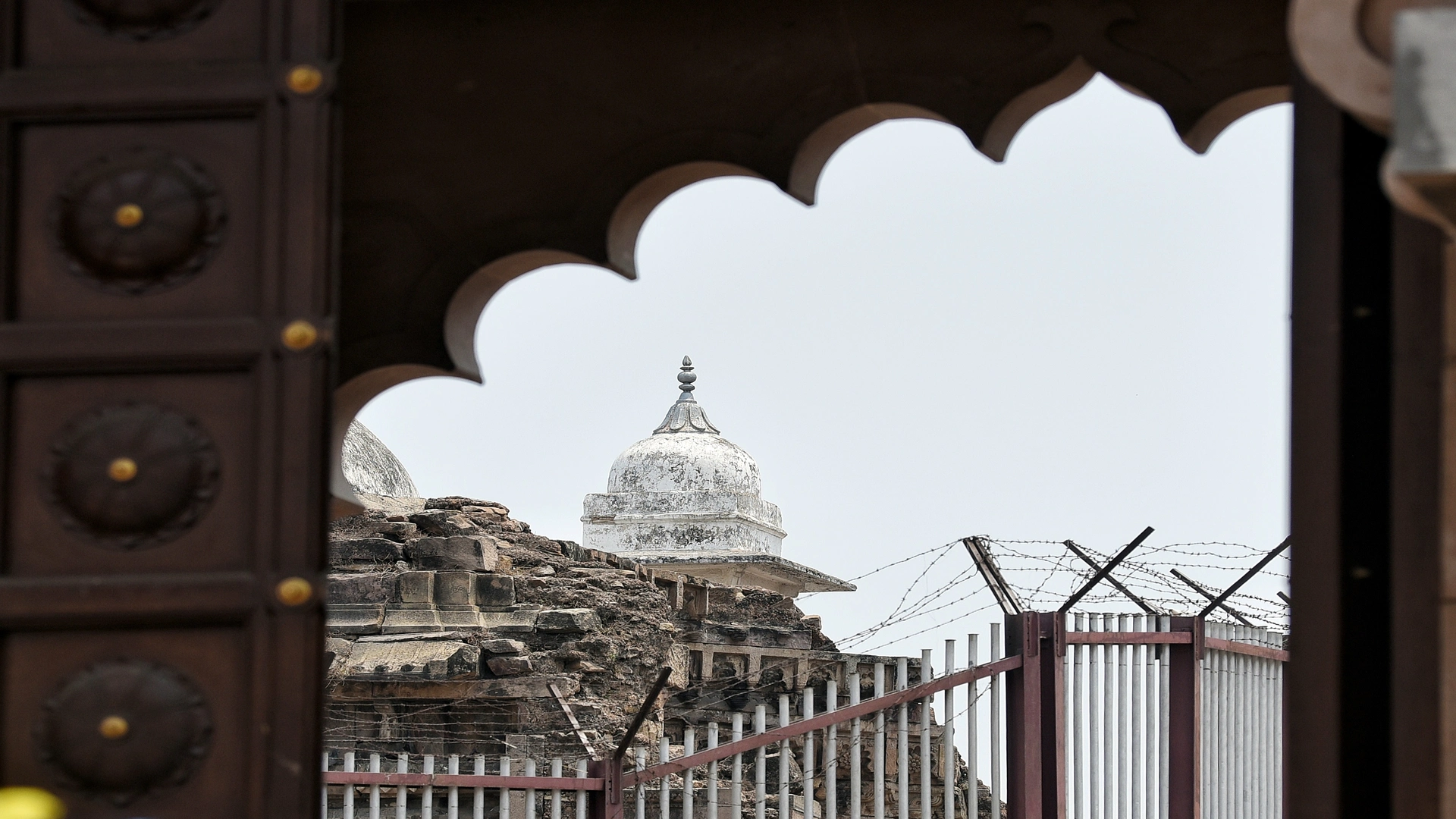 A view of the Gyanvapi Mosque