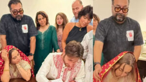 Anurag Kashyap’sTouching Moment: Adjusting Aaliyah’s Dupatta At Her Wedding With Shane Gregoire