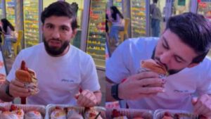 Arman Tsarukyan Treats Himself to Junk Food Before UFC Showdown