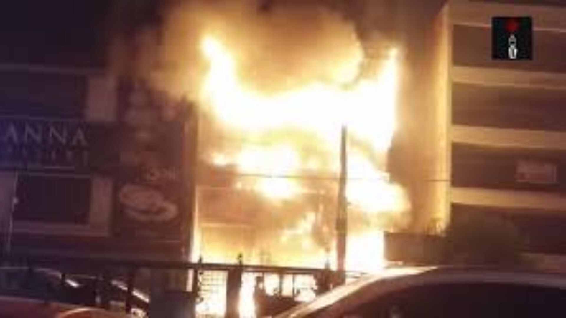 Massive Fire Erupts at Rajouri Garden Restaurant in Delhi