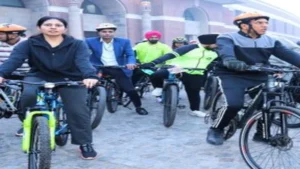 Over 500 Cyclists Join Fit India Cycling Drive’s Sustainability, Pollution-Free Living Mission in Delhi