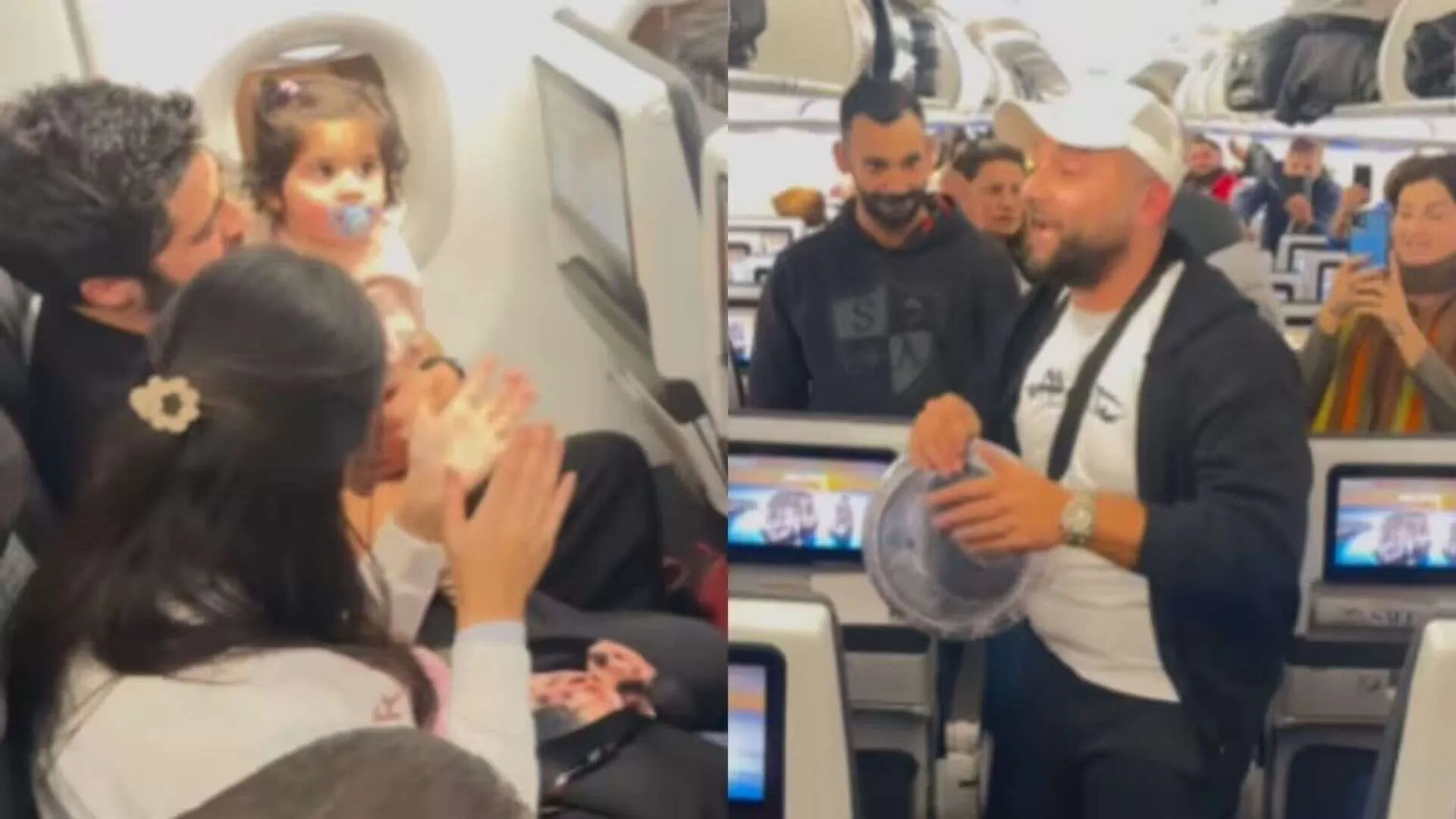 Lebanon Man Sings ‘Baby Shark’ To Cheer Up Little Girl On Flight, Passengers Join | WATCH