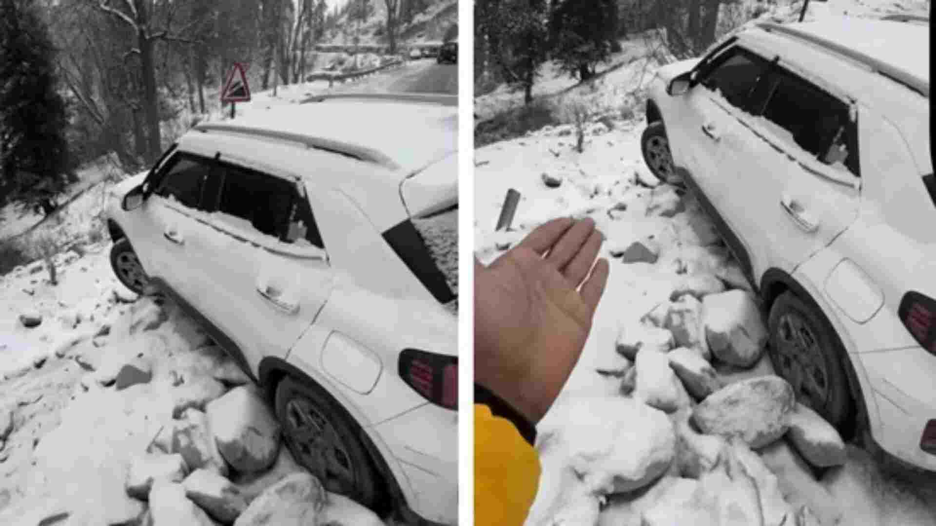 Manali's Snowy Roads Turn Dangerous