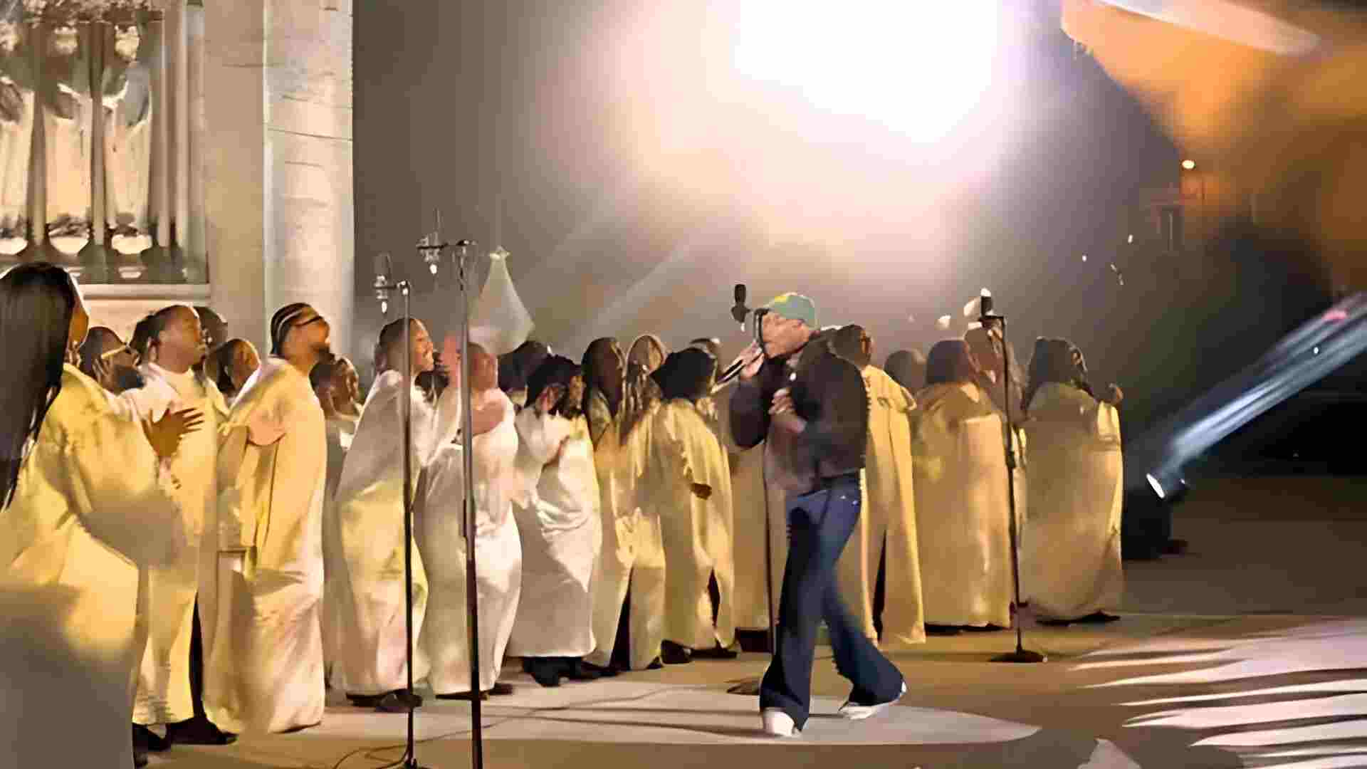 Pharrell Williams’ Performs At Notre Dame Cathedral Reopening | WATCH