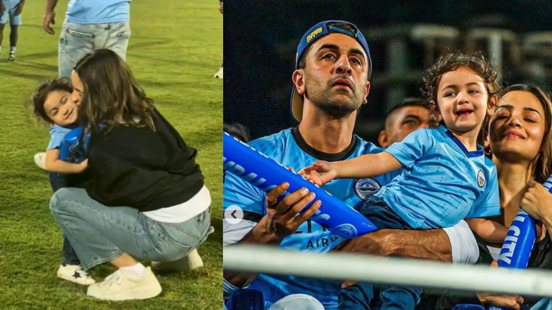 Ranbir Kapoor, Alia Bhatt, and Raha Steal Hearts at Football Match | WATCH