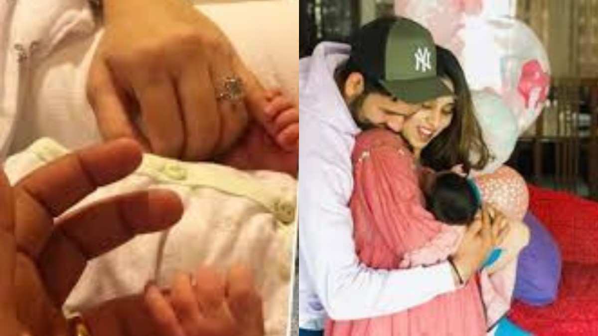 Rohit Sharma's Family Joy: Ritika Sajdeh Reveals Their Newborn Son’s Name 'Ah....'