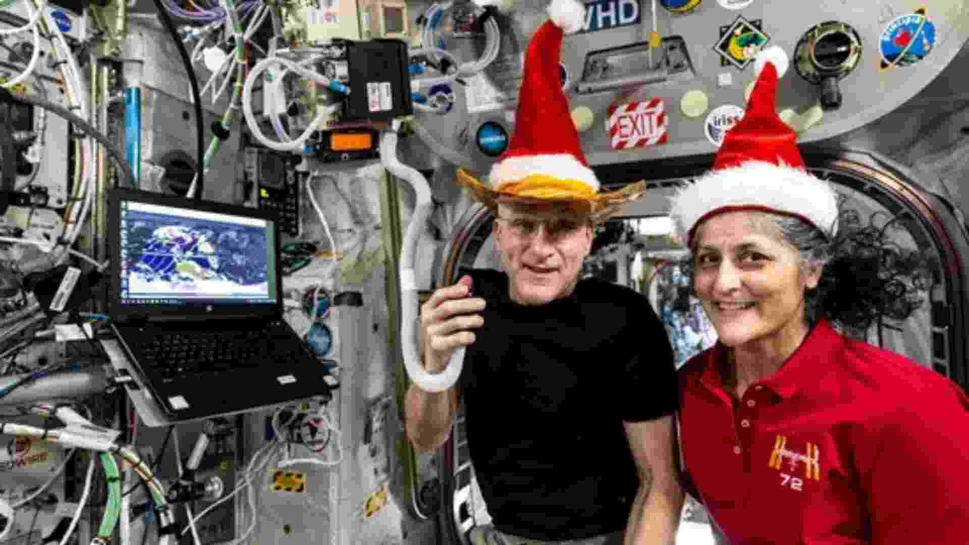 Sunita Williams Becomes Santa on the International Space Station