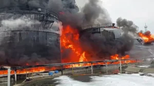 Ukraine Strikes Russian Port, Oil Facilities As Trump Calls For Quick Resolution To War