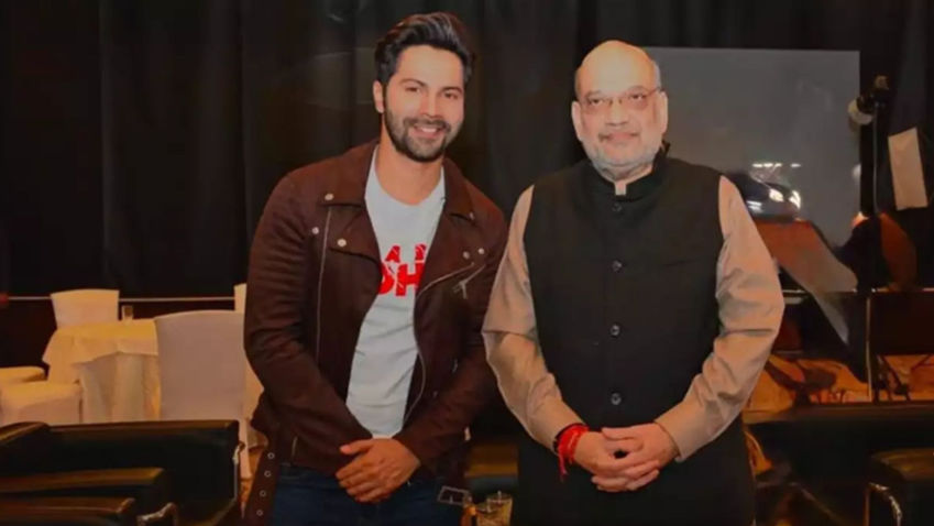 Varun Dhawan Meets Union Home Minister Amit Shah