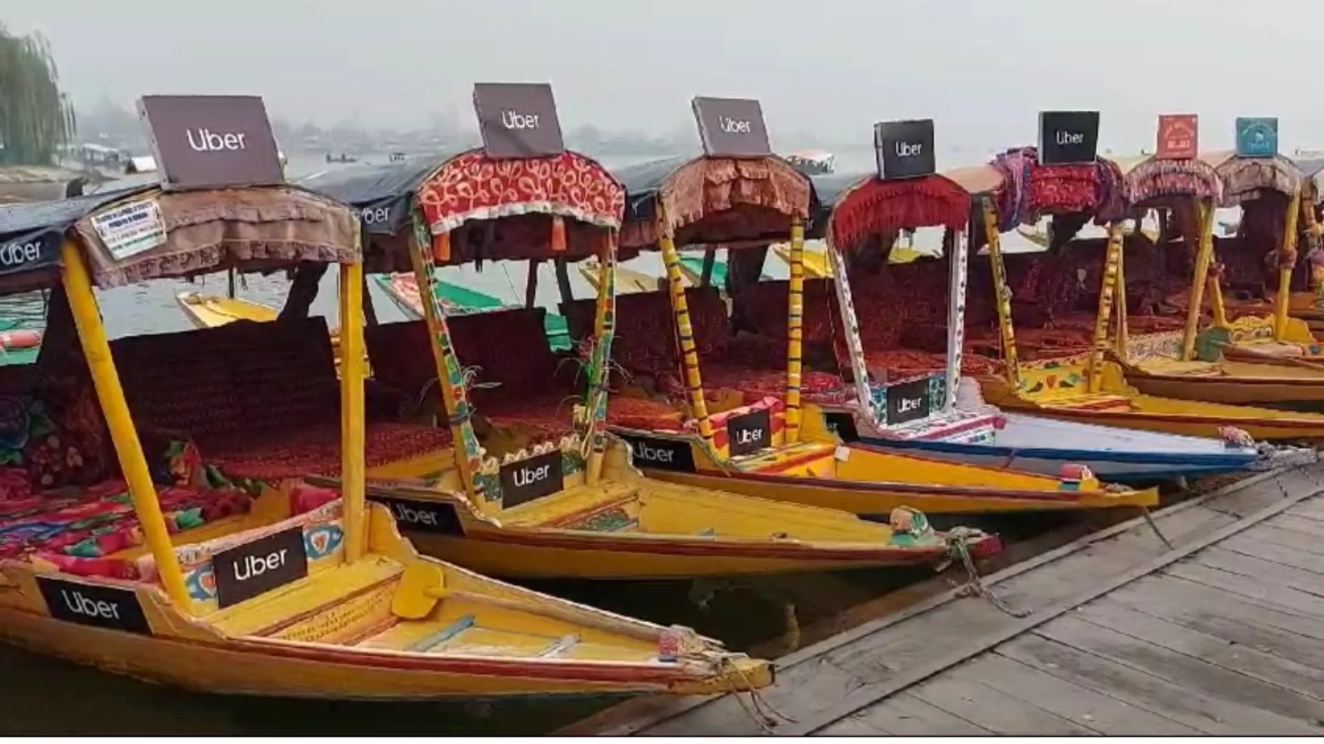 Uber users can book a serene shikara ride on the iconic Dal Lake in Srinagar via its app