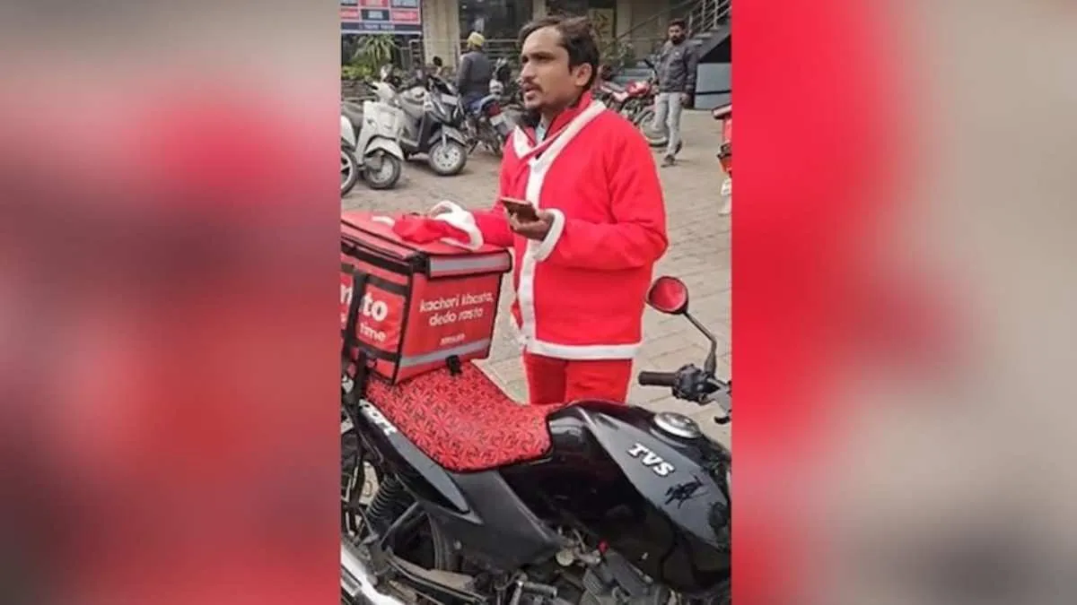 ‘Why Not Lord Ram?’: Indore Delivery Agent Forced To Remove Santa Outfit | WATCH