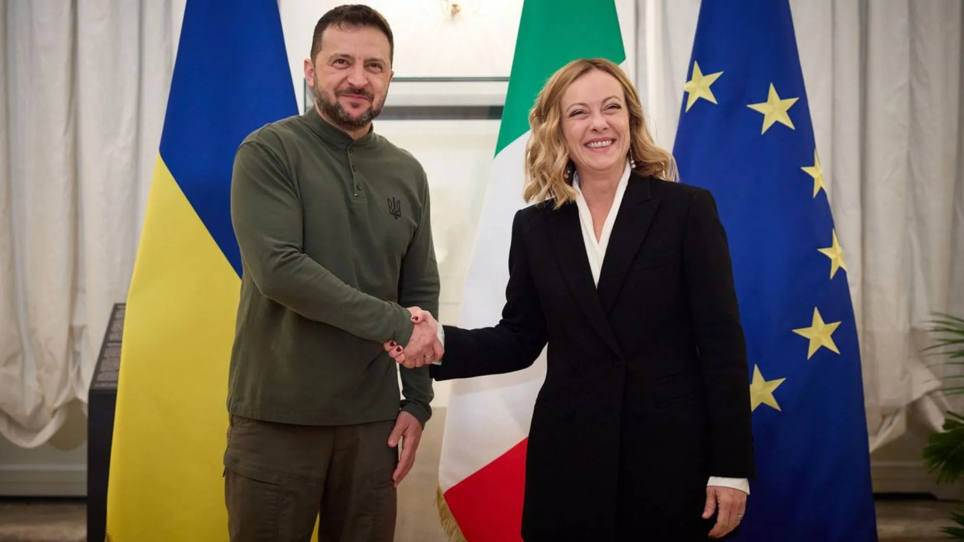 Zelensky Expresses Gratitude To Italy, Meloni For G7 Presidency