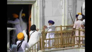 WATCH: Gunshots Fired at Golden Temple in Amritsar During SAD Leaders’ Religious Penance