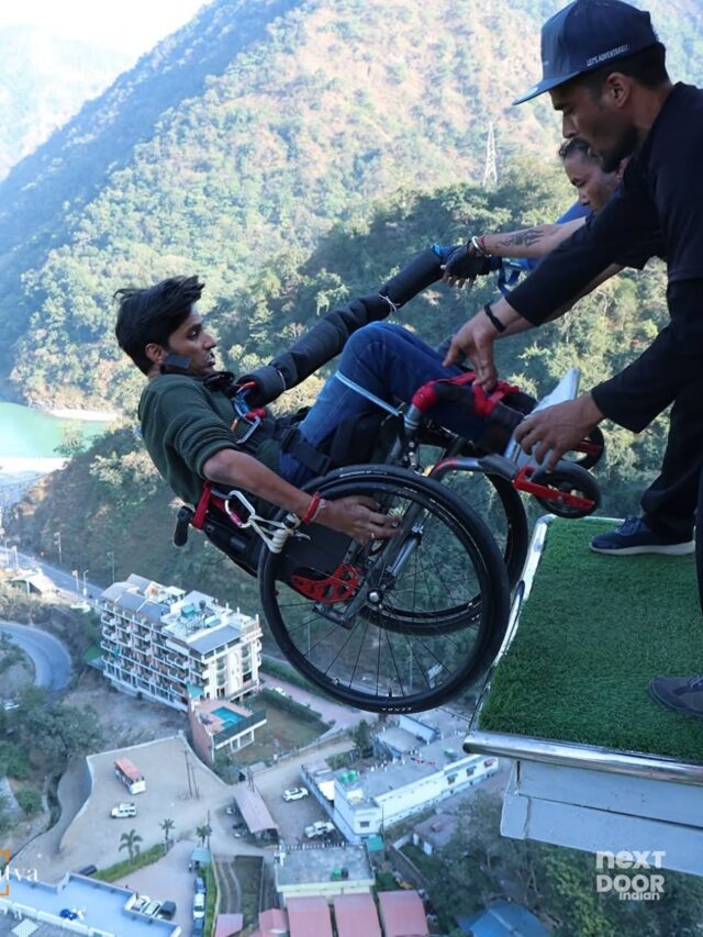 “Nothing Is Impossible”: Paralysed Man Bungee Jumps From India’s Highest Spot